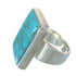 Turquoise Silver Southwestern Ring Size 5-1/2 YX70415